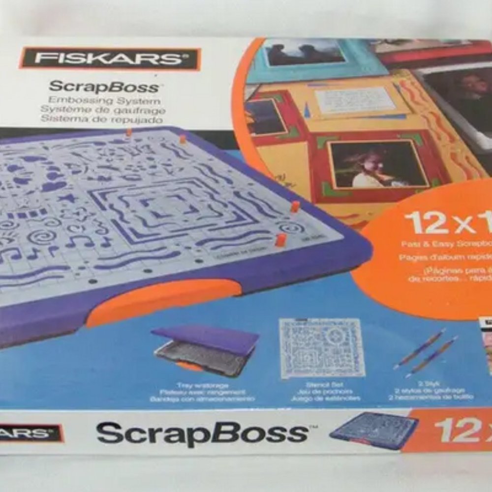New and Never Used - Scrap Booking Fun - Fiskars Embossing System